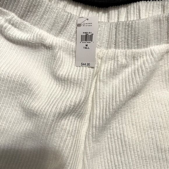 Gap Rib Easy Shorts medium tall nwt white - Picture 5 of 7